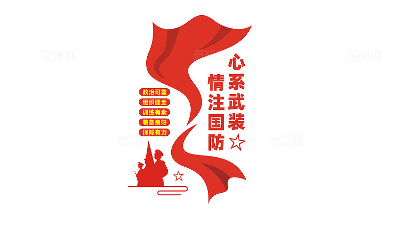 人武部文化墙形象墙宣传标语