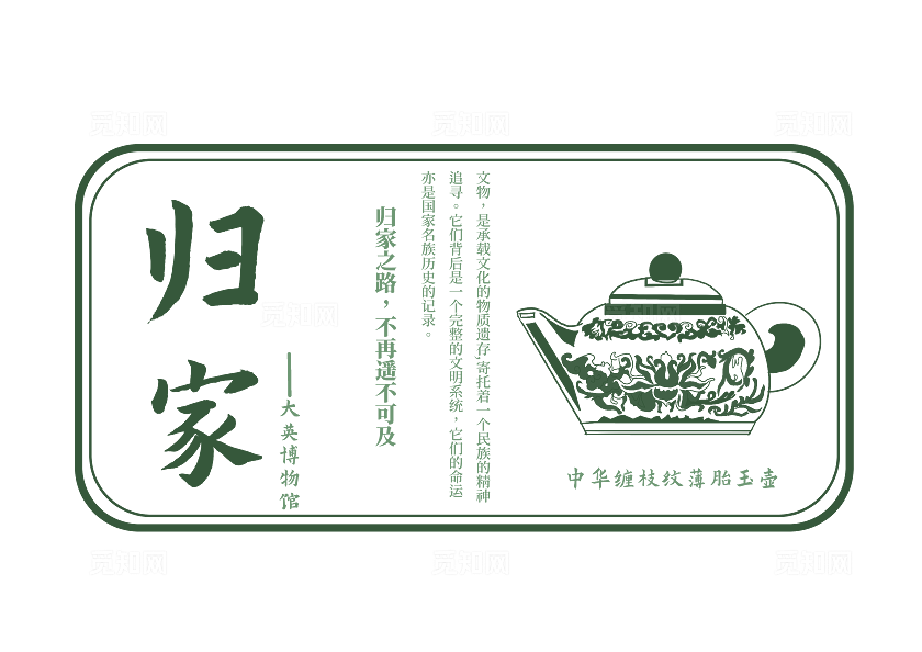 大英博物馆主要文物海报