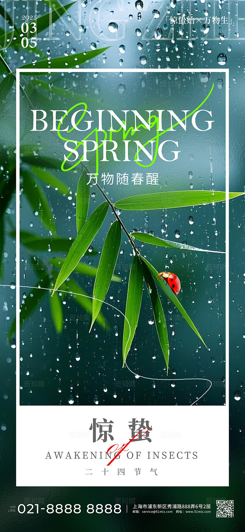 绿色实拍风格惊蛰惊蛰手机宣传海报惊蛰宣传海报惊蛰海报节气海报