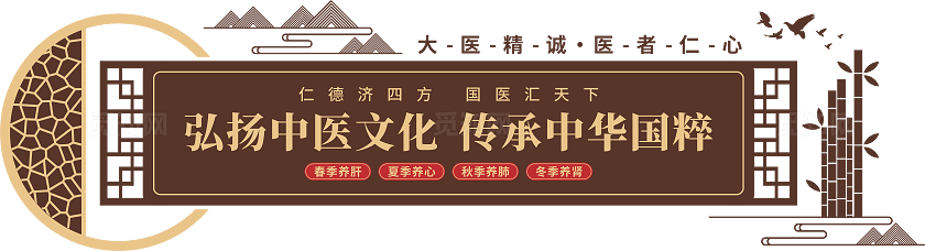 中国风中医文化墙
