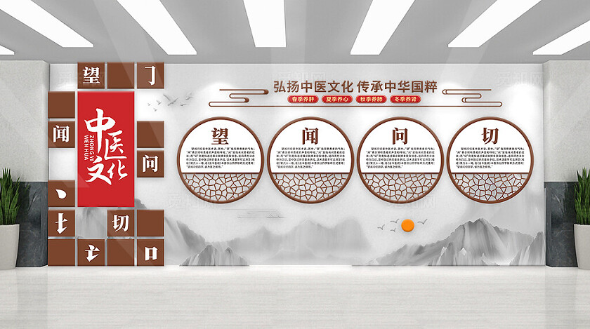 中医养生文化墙
