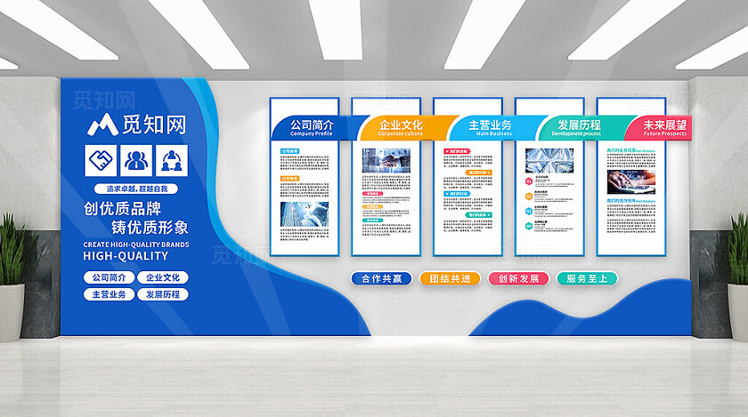 公司历程文化墙