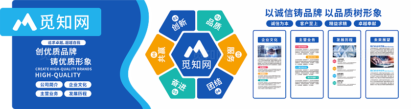 科技公司企业文化墙