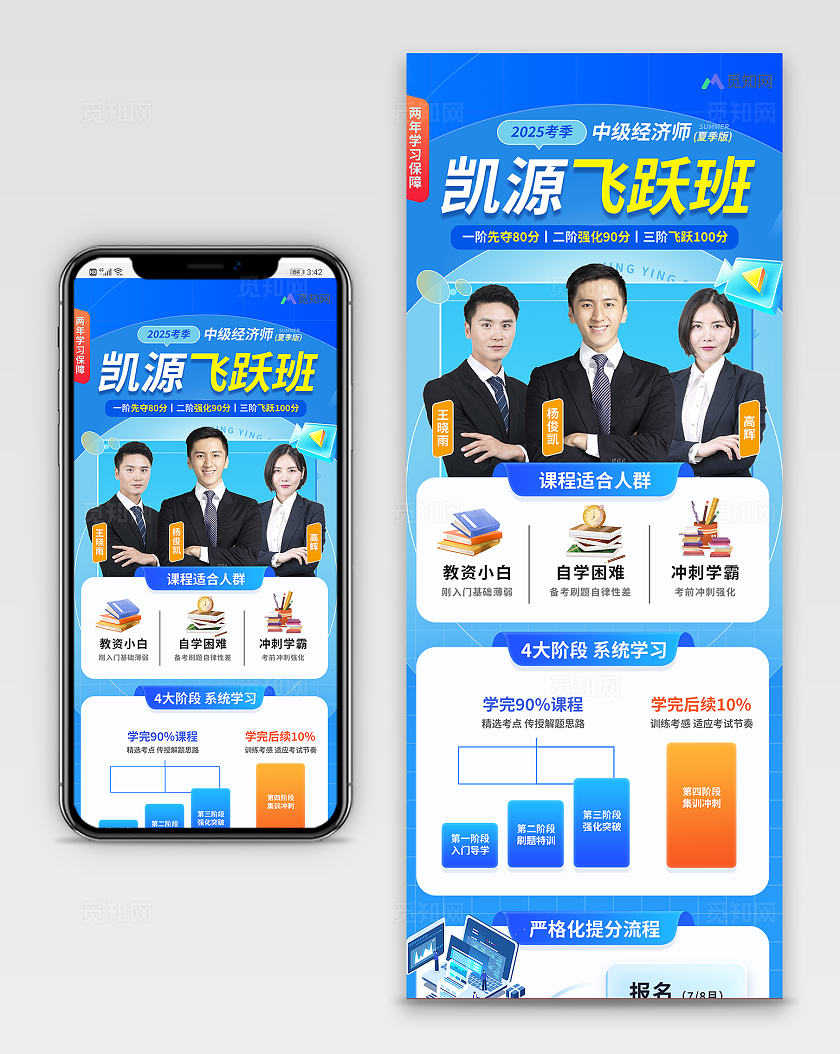 经济师教育培训金融理财课程宣传