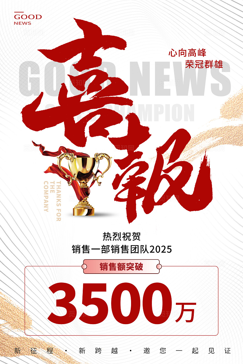 白色大字报风格喜报喜报海报喜报宣传海报