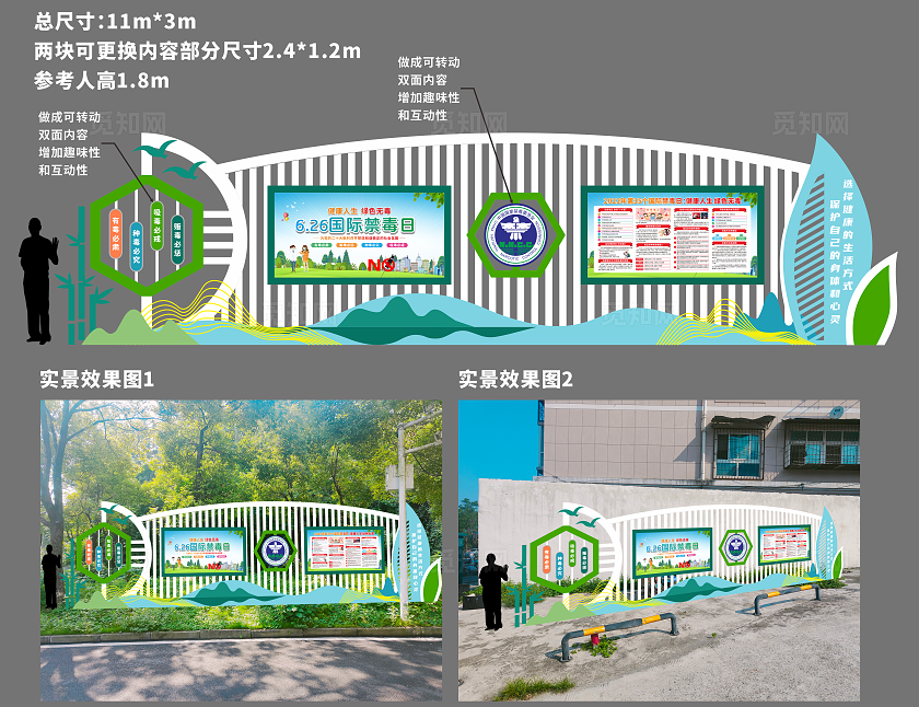 宣传栏 珍爱生命远离毒品