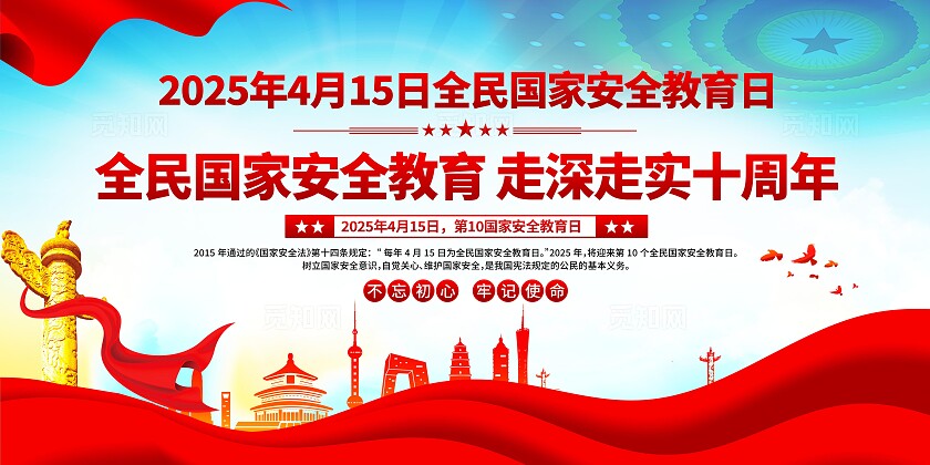 2025全民国家安全教育日展板