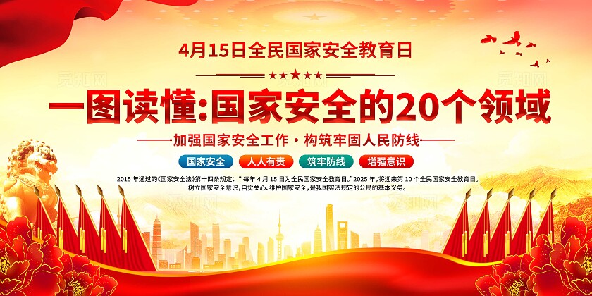 国家安全教育日展板
