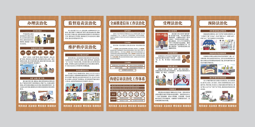 简洁大气信访宣传知识系列设计