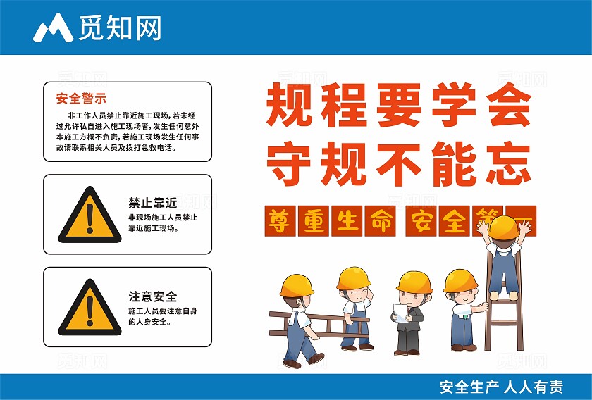 安全生产警示牌