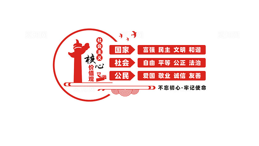 社会主义核心价值观党建文化墙