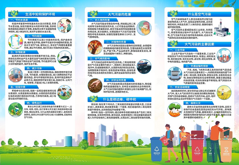 2025年世界环境日三折页