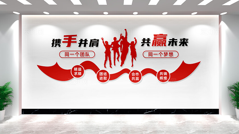 企业公司办公室励志标语文化墙