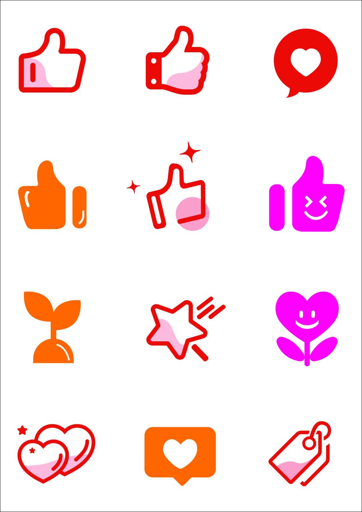 点赞好评图标图片