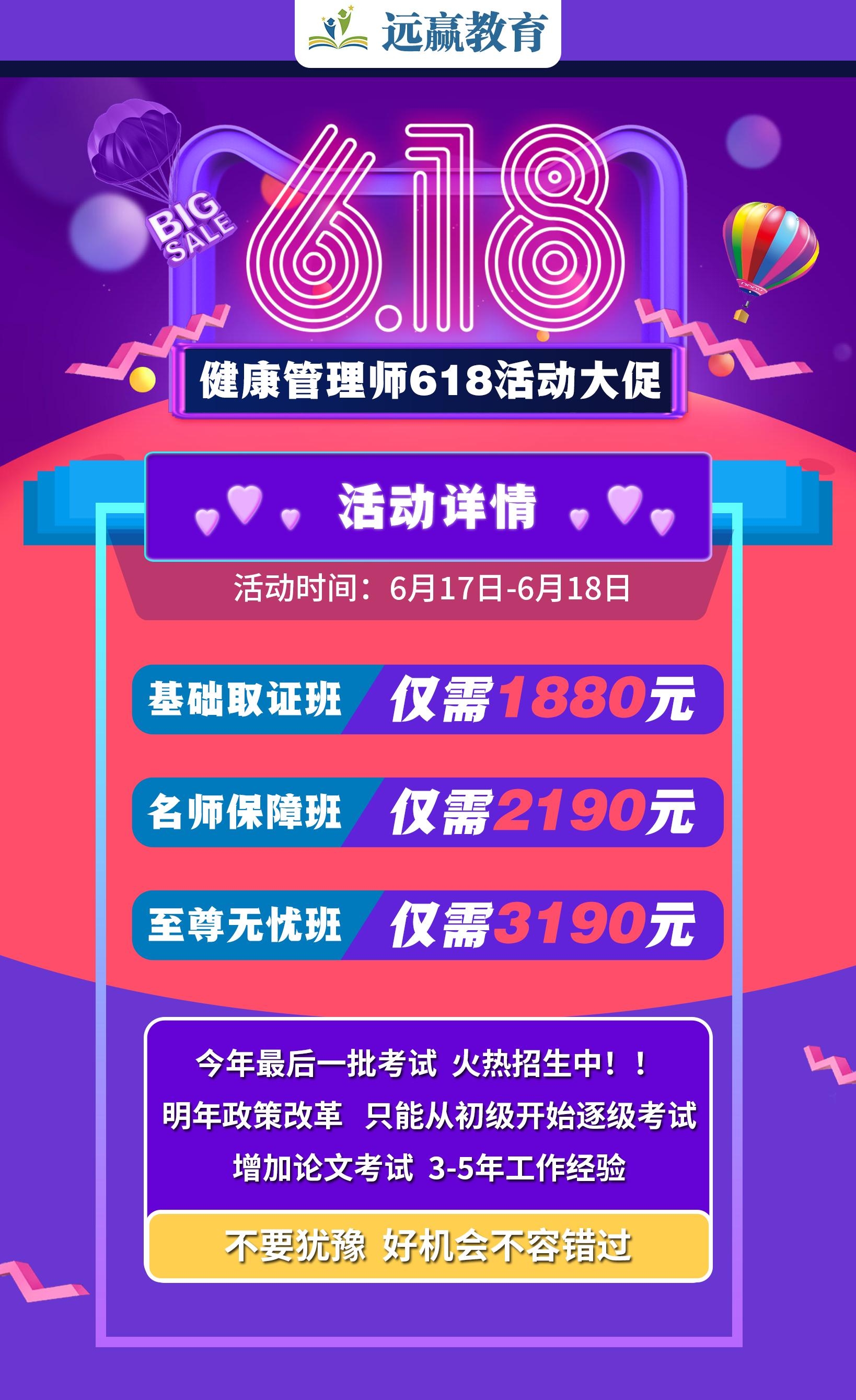 618职业教育促销海报图片