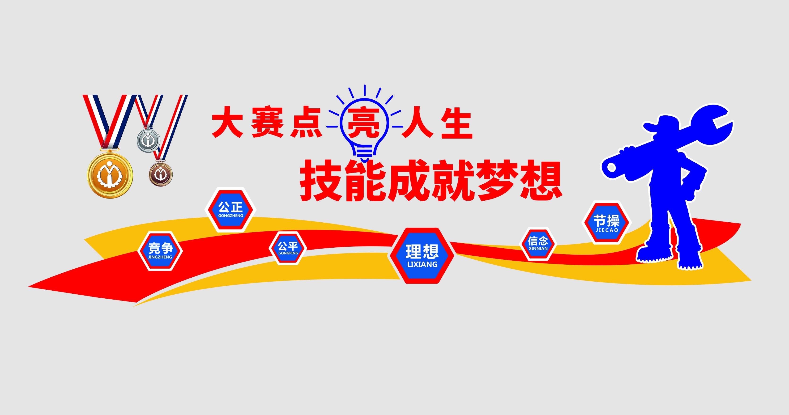 技能文化墙图片