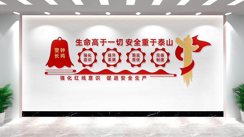 安全生产文化墙宣传标语