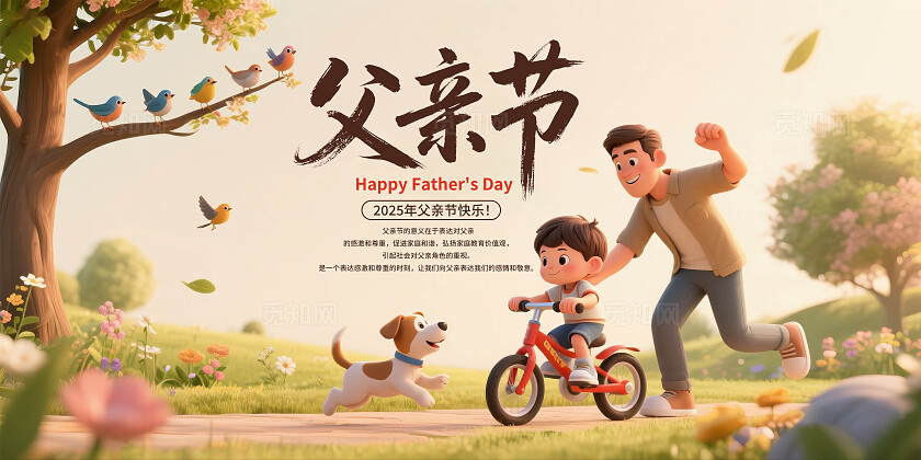 父亲节展板
