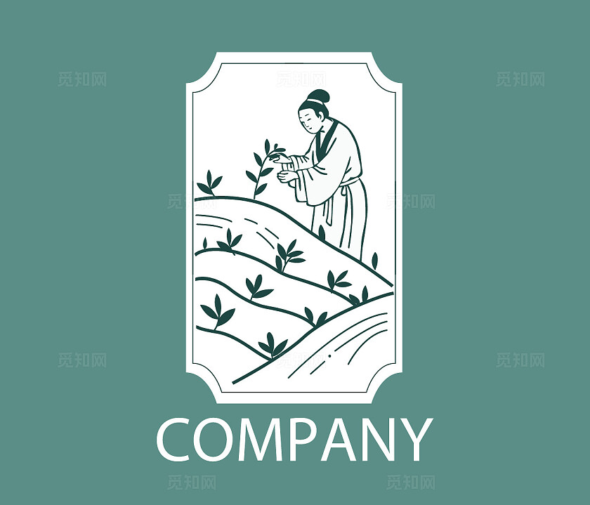 茶叶logo设计茶叶图标素材