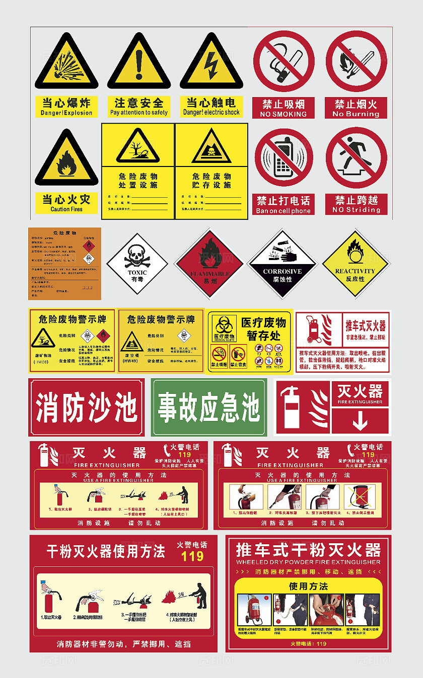 安全警示牌安全标识牌安全提示牌保障安全警示标识