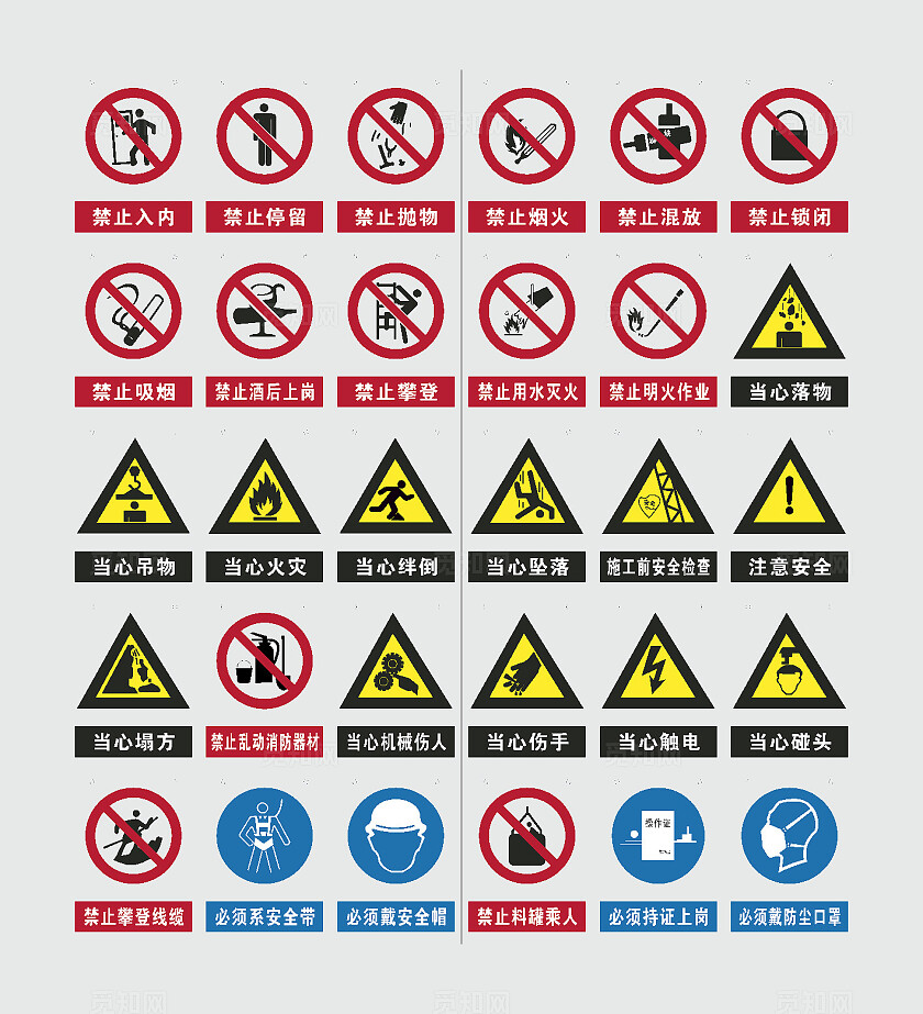 安全警示牌安全标识牌安全提示牌保障安全警示标识