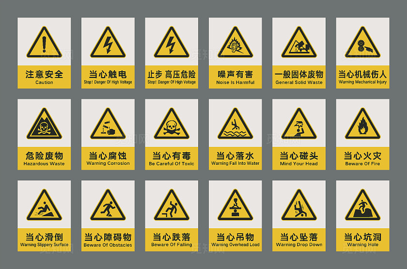 安全警示牌安全标识牌安全提示牌保障安全警示标识