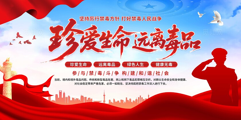 禁毒宣传展板