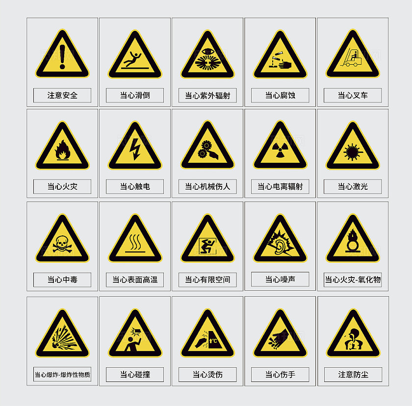 安全警示牌安全标识牌安全提示牌保障安全警示标识
