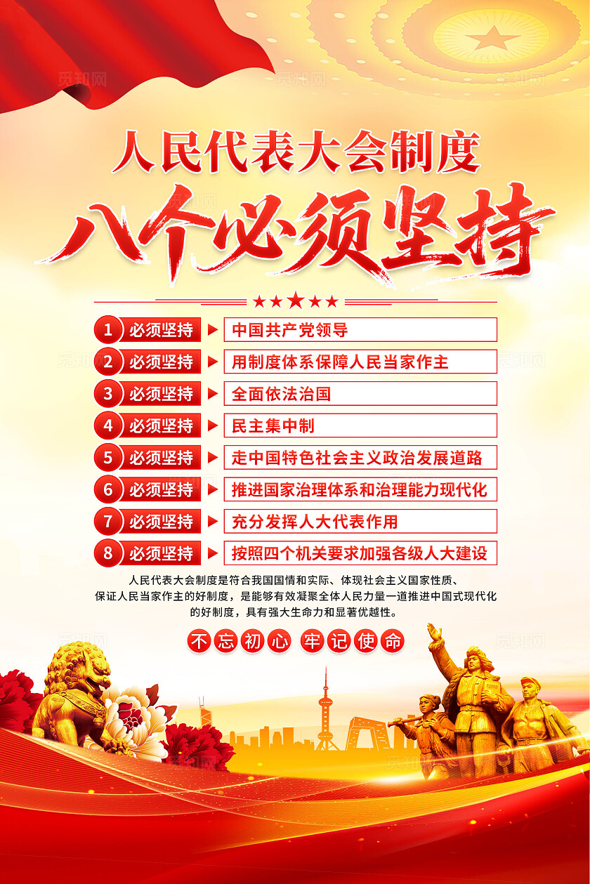 人民代表大会制度海报