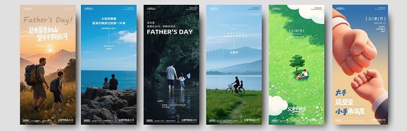 父亲节系列海报
