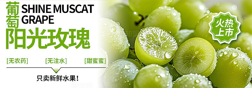 多巴胺彩色实拍风水果大众点评电商轮播创意banner