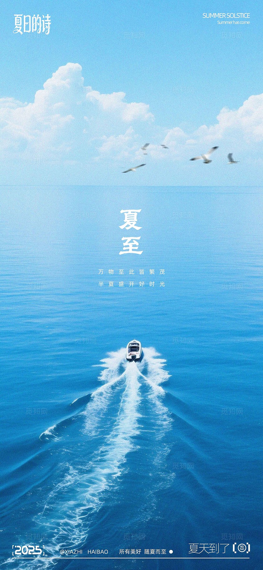 夏至写实摄影系列海报