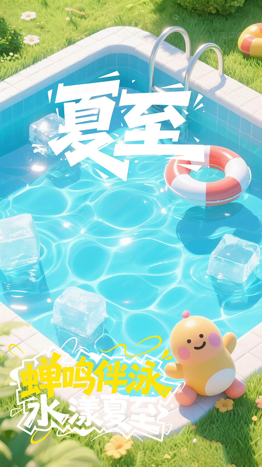 泳池里的夏日