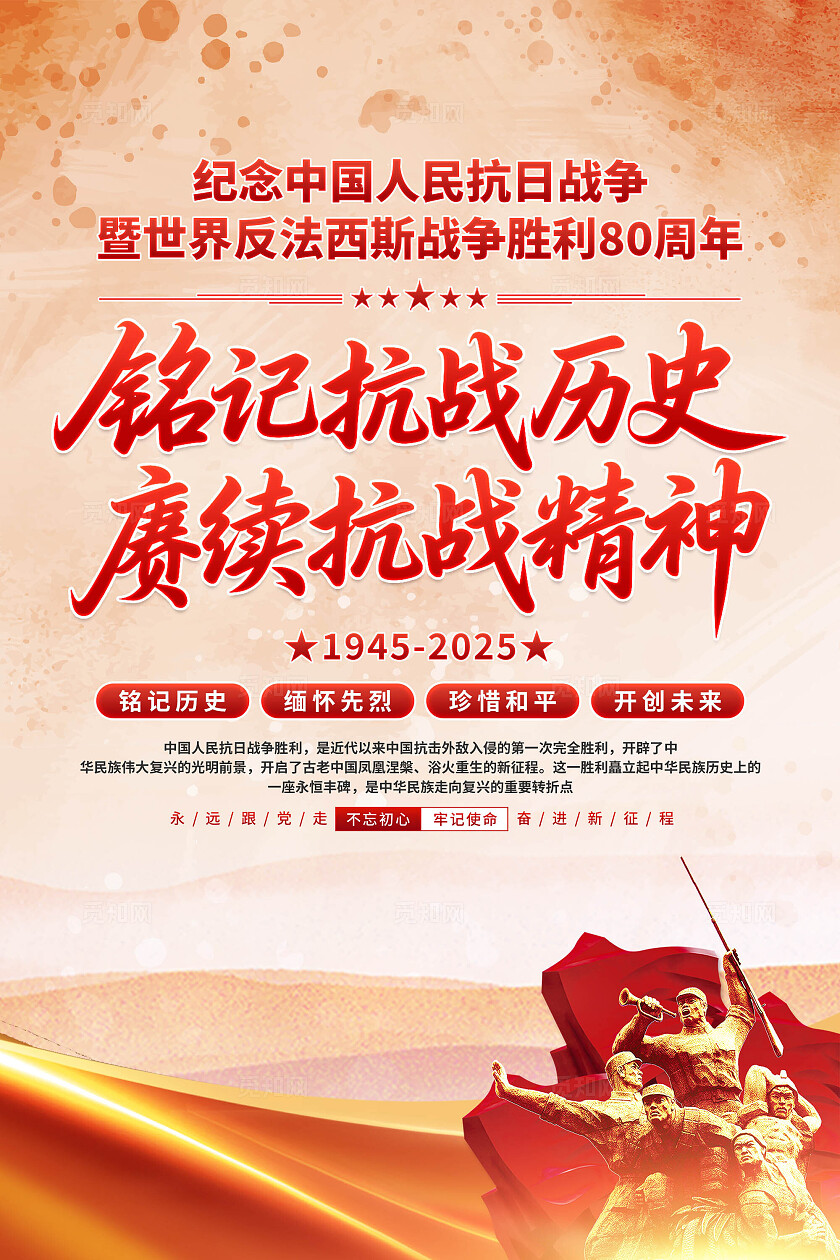 抗战胜利80周年海报