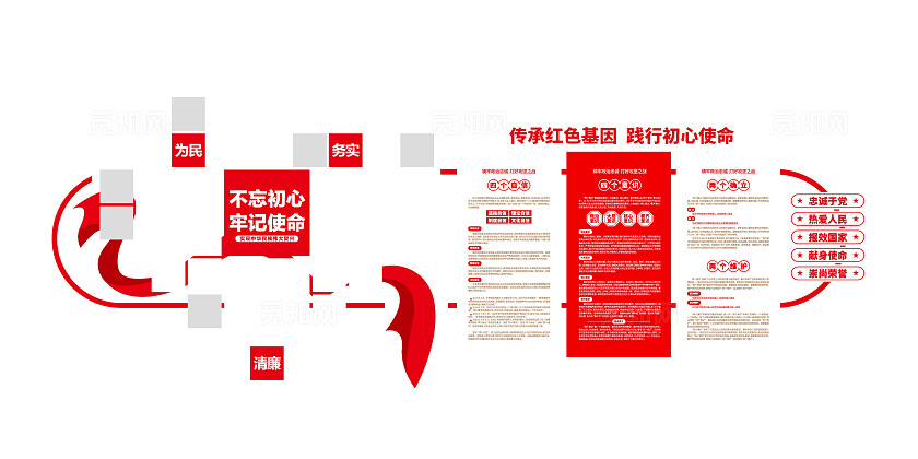 不忘初心牢记使命部队风采军营文化军人文化墙