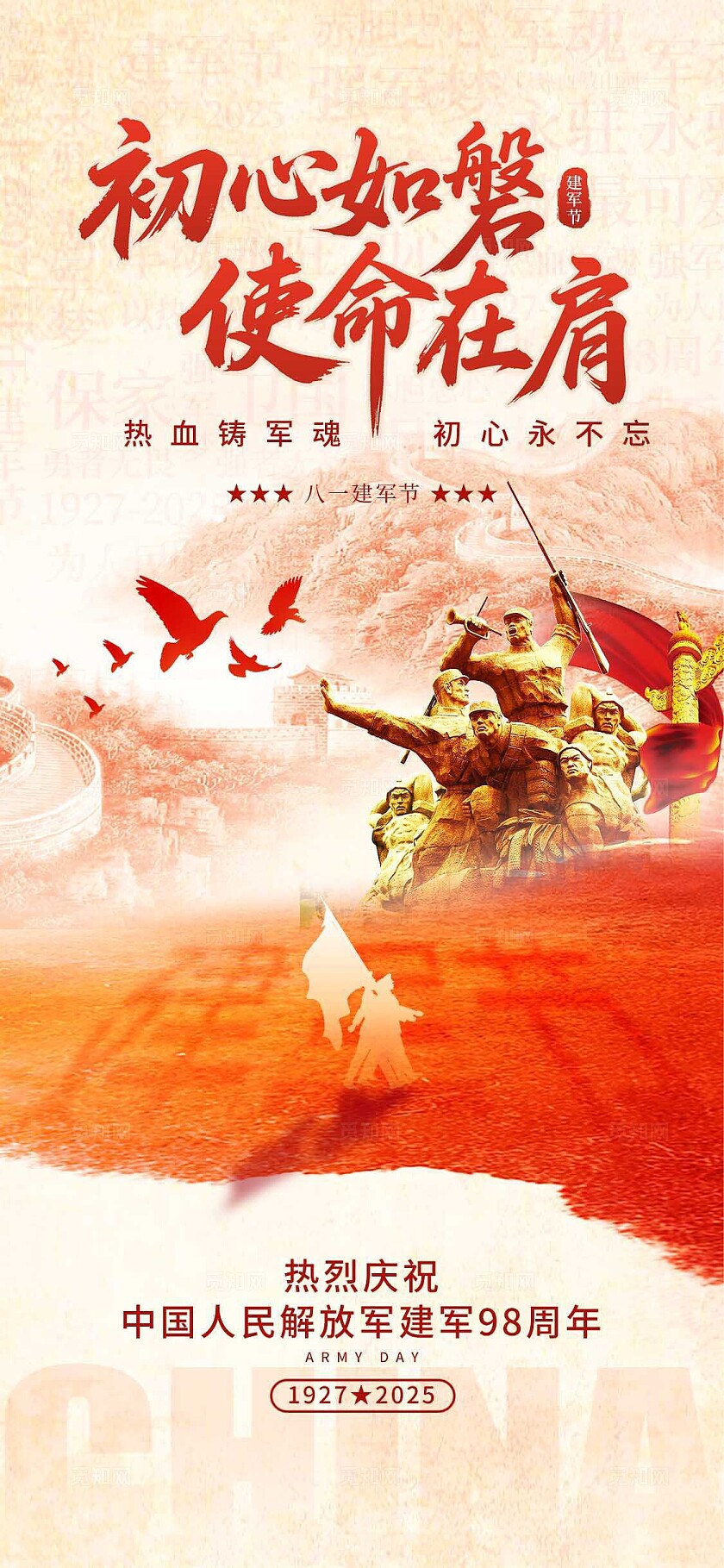 建军节海报