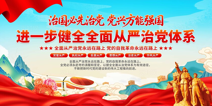 从严治党展板