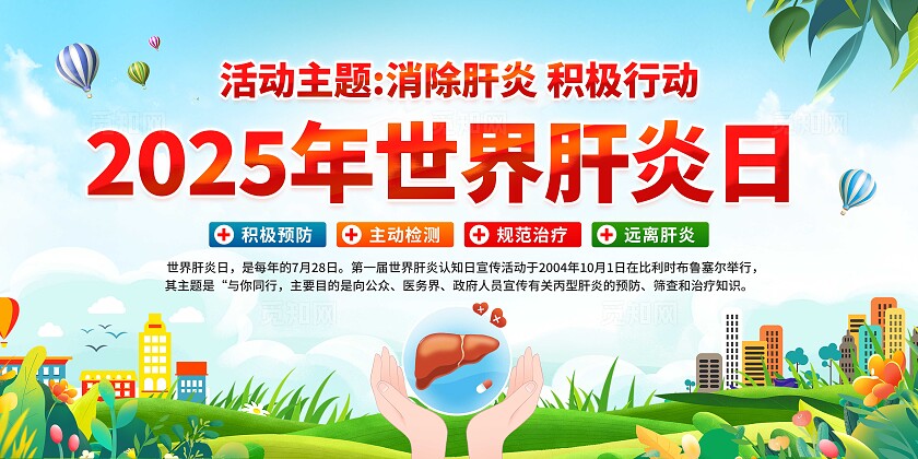 2025年时间肝炎日展板
