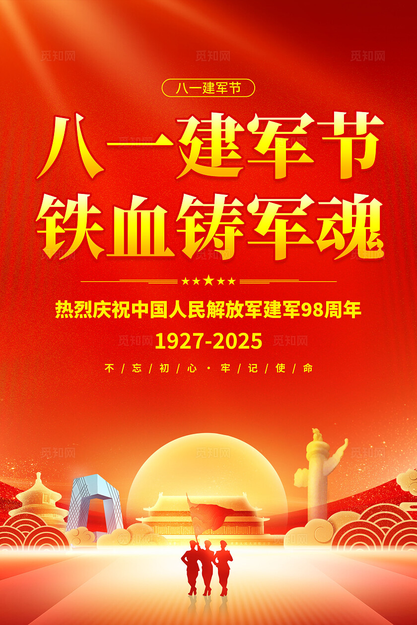 建军节海报