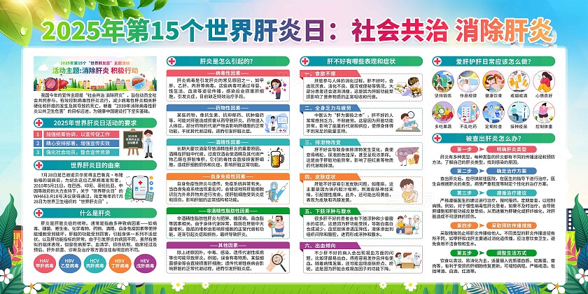 2025年世界肝炎日展板