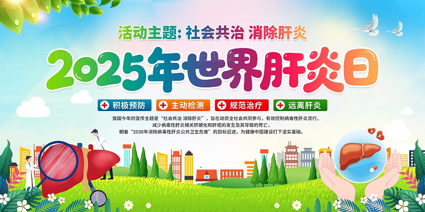 2025年世界肝炎日展板