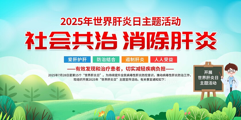 2025年世界肝炎日展板