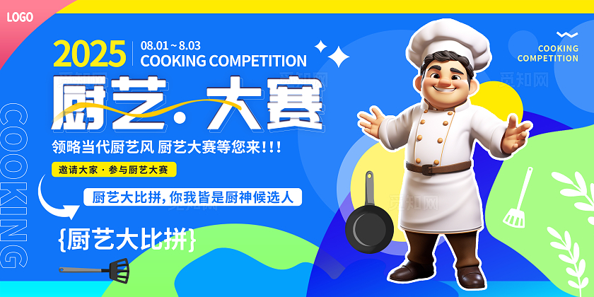2025厨艺大赛展板比赛