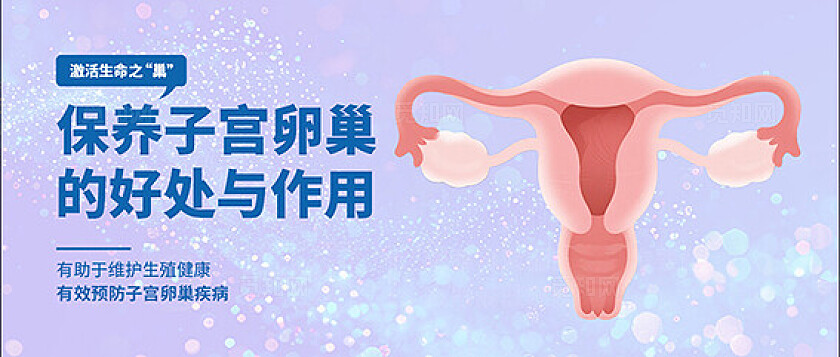 子宫卵巢公益海报公众号封面
