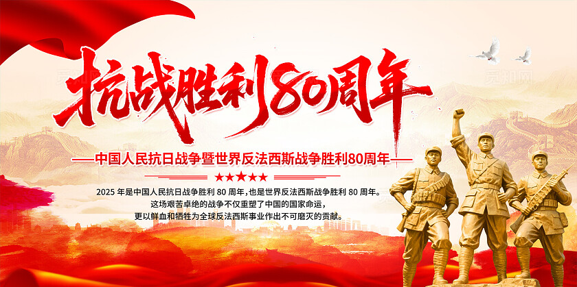 抗日战争世界反法西斯战争胜利抗战胜利纪念日80周年
