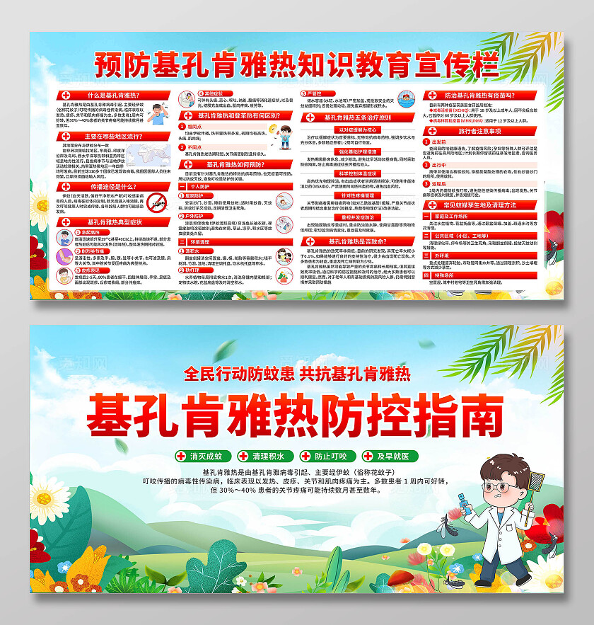 预防基孔肯雅热展板