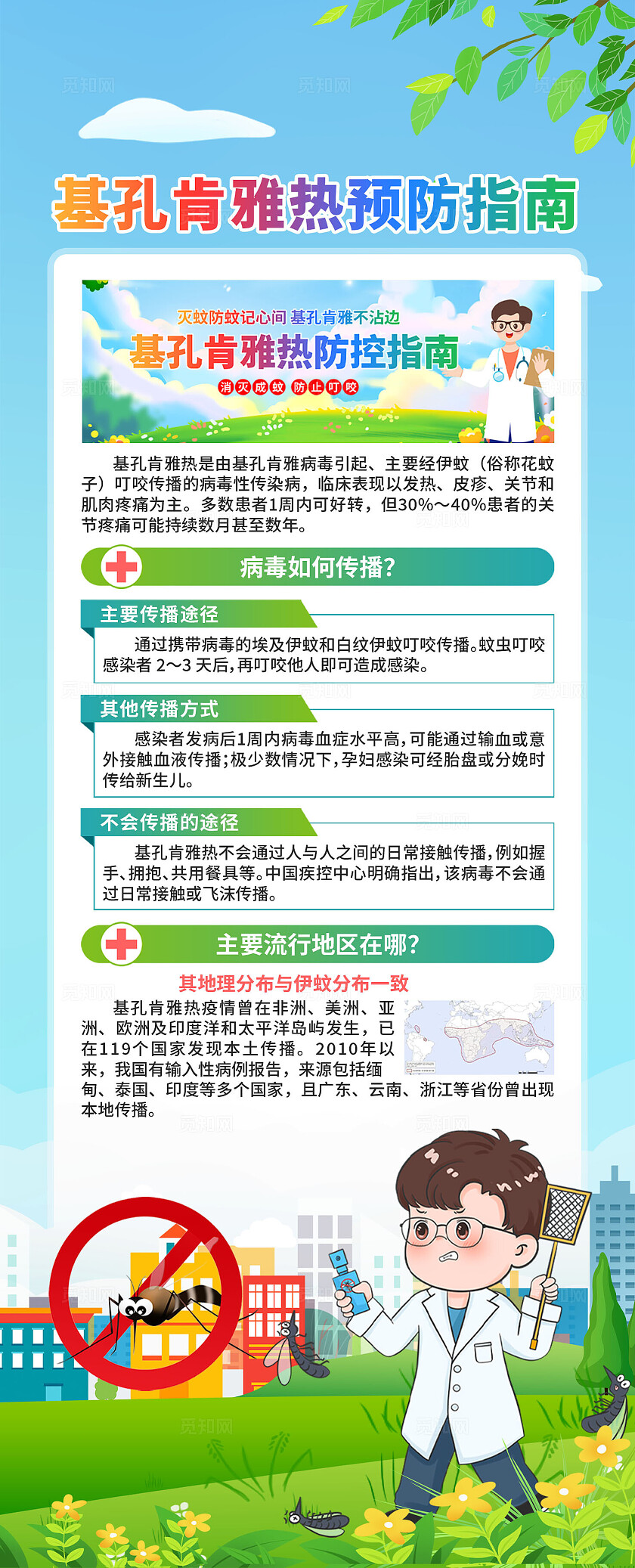 预防基孔肯雅热易拉宝