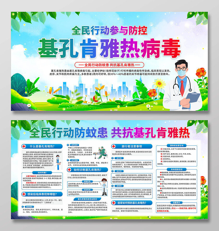 预防基孔肯雅热展板