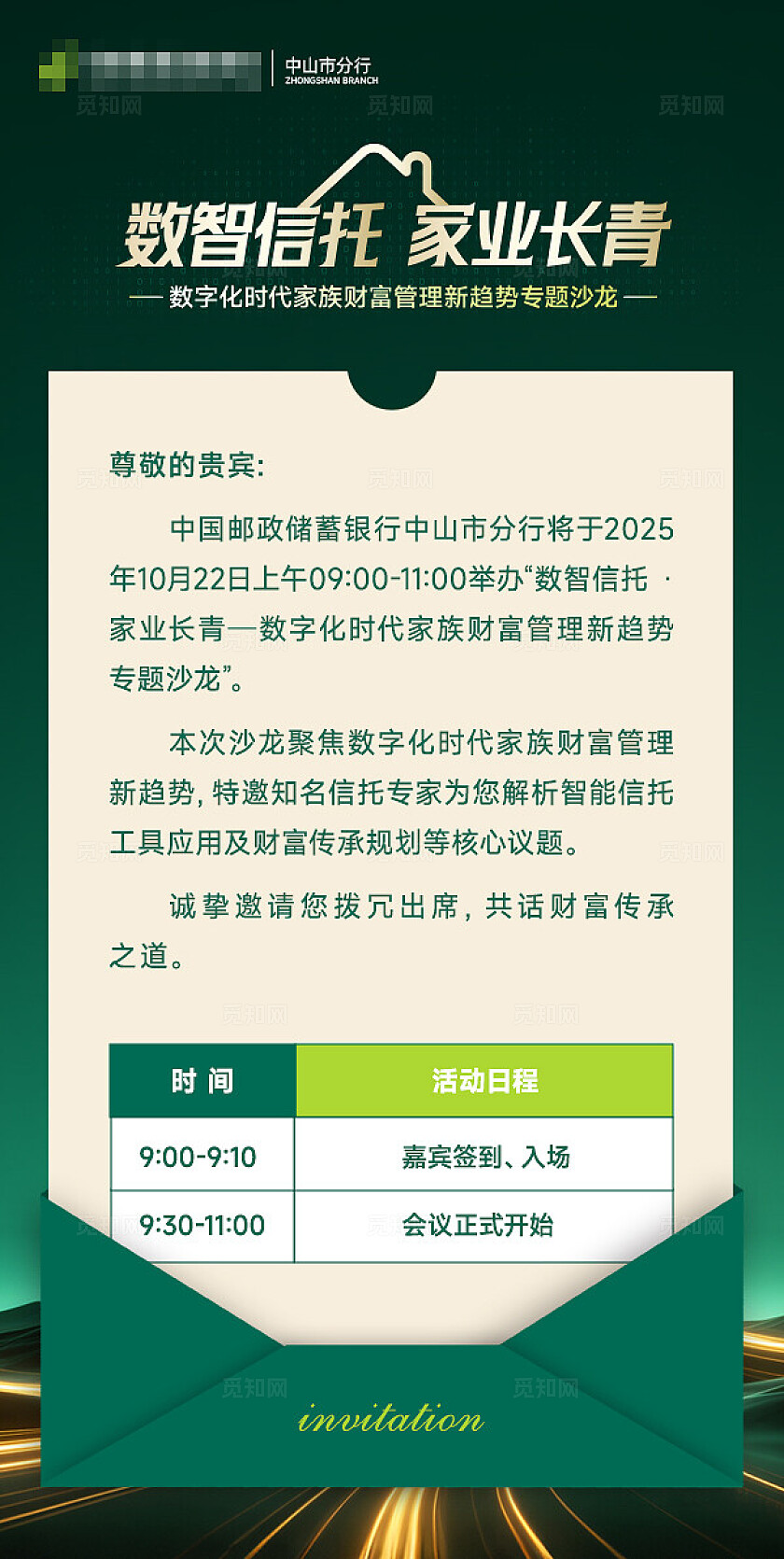 银行数字金融沙龙会议主背景主KV