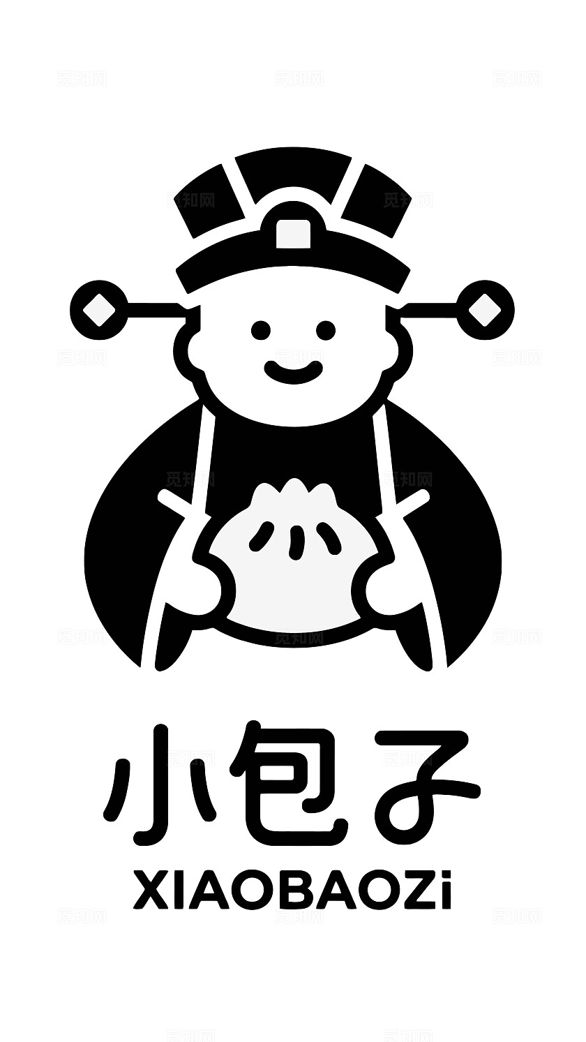 矢量图食品行业小包子logo设计